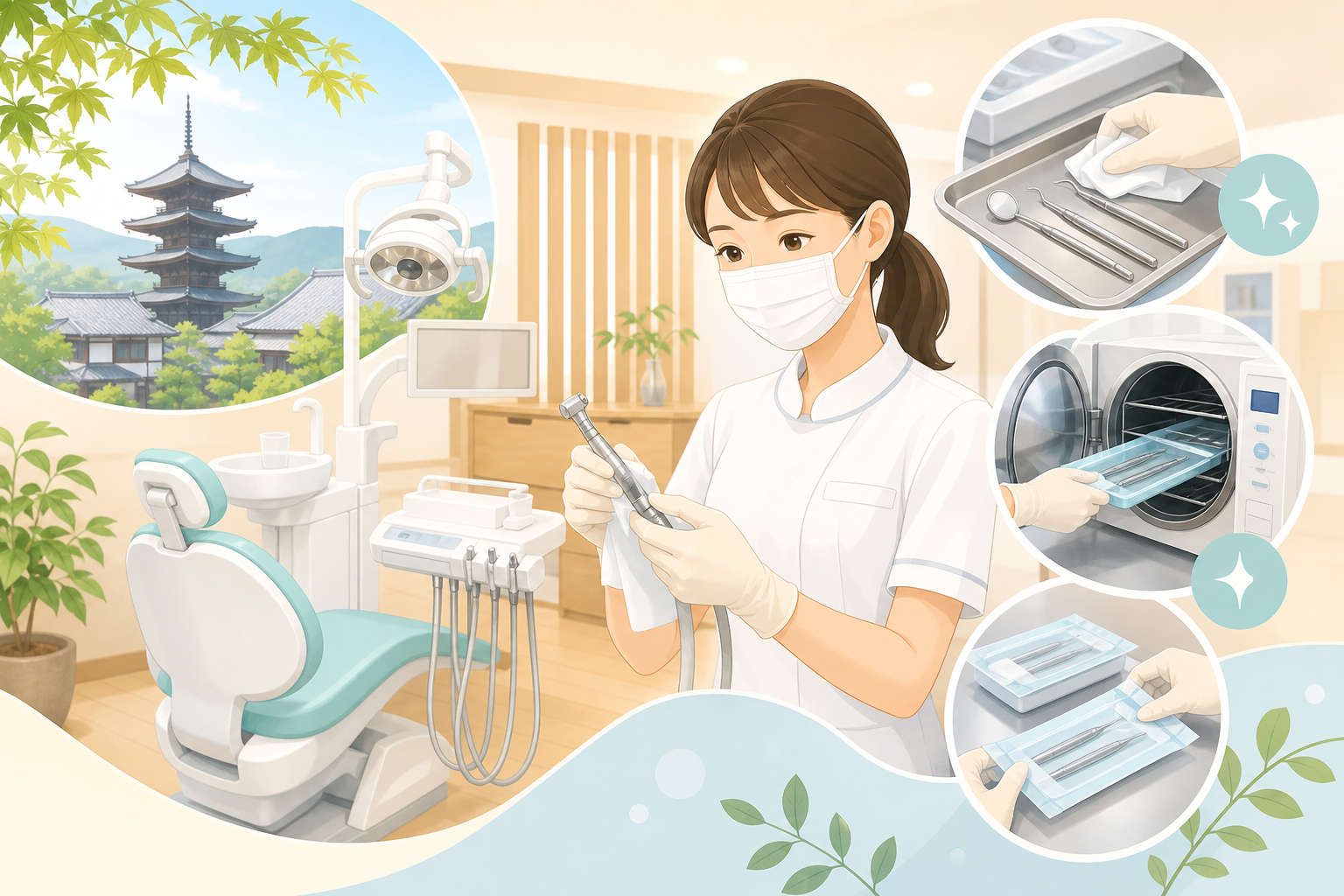 京都で歯科医院を選ぶ前に知っておきたい器具・設備の衛生管理3つのポイント