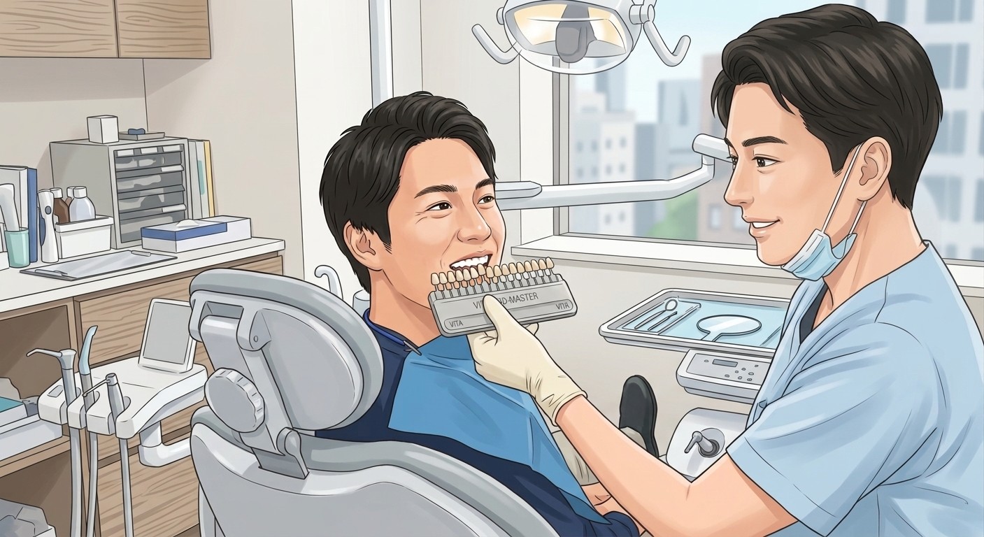 自分の歯に馴染む色にできる？京都でセラミックの色合わせにこだわる理由